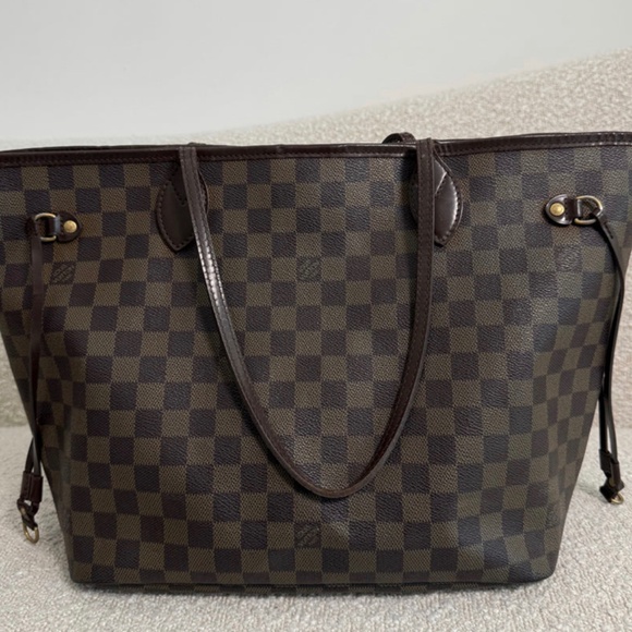 Authentic Louis Vuitton Neverfull PM Damier Ebene - Picture 1 of 16